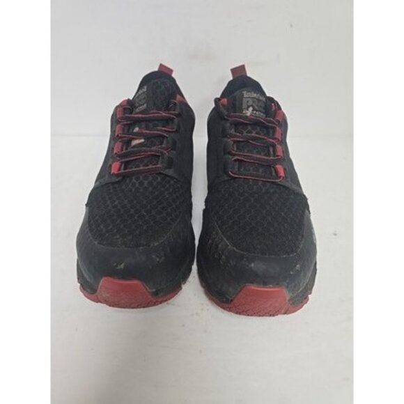 Timberland PRO Men's Radius Comp. Toe Work Shoes A29C6 Black/Red Size 8W - Picture 5 of 8